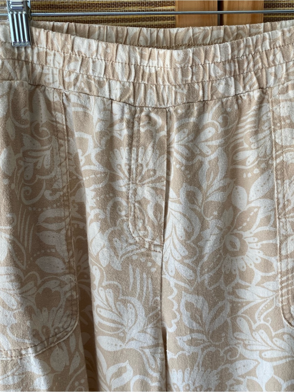 Rafaella Linen Blend Wide-Leg Pants XL
